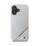 Original Case BMW M Carbon Tricolor Line Magsafe BMHMP16S23PUDTS for Iphone 16 Grey 3666339312022