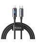 Mcdodo Mcdodo USB-C to Lightning Cable CA-5710 With Breathing Light 36W 1.2m (black) 066820  CA-5710 έως και 12 άτοκες δόσεις 6921002657105