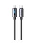 Mcdodo Mcdodo USB-C to Lightning Cable CA-5710 With Breathing Light 36W 1.2m (black) 066820  CA-5710 έως και 12 άτοκες δόσεις 6921002657105