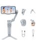 Techsuit Phone Gimbal with Bluetooth, Beauty Function, Foldable - Techsuit (L7C Pro Plus) - White 5949419257375 έως 12 άτοκες Δόσεις