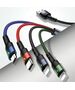 USAMS Braided cable U26 4in1 1.2m 2A Fast Charge (2xlightning/microUSB/USB-C) SJ317USB01 (US-SJ317) 6958444965260