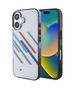 Original Case IPHONE 16 PLUS BMW Hardcase Motosport IML Random Stripes (BMHCP16M23HTRAG) gray 3666339325374