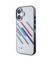 Original Case IPHONE 16 PLUS BMW Hardcase Motosport IML Random Stripes (BMHCP16M23HTRAG) gray 3666339325374