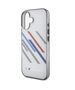 Original Case IPHONE 16 PLUS BMW Hardcase Motosport IML Random Stripes (BMHCP16M23HTRAG) gray 3666339325374