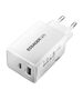 Essager Wall charger Essager ECT45W-LJB02-Z GaN 45W C+A (white) 070125  ECT45W-LJB02-Z έως και 12 άτοκες δόσεις 6971958732685