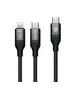 Cable Nillkin Data Cable DualPower 2w1 USB-C PD 3.0 100W, Lightning PD 27W black