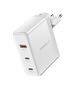 Essager Wall Charger Essager ECT2CA-ZXB02-Z GaN 100W 2C+A  (white) 070132  ECT2CA-ZXB02-Z έως και 12 άτοκες δόσεις 6972336330608