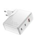 Essager Wall Charger Essager ECT2CA-ZXB02-Z GaN 100W 2C+A  (white) 070132  ECT2CA-ZXB02-Z έως και 12 άτοκες δόσεις 6972336330608