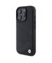 Original Case IPHONE 16 PRO MAX BMW Hardcase Signature Leather Crossing Lines Pattern (BMHCP16X23RCGPK) black 3666339323554