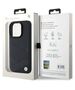 Original Case IPHONE 16 PRO MAX BMW Hardcase Signature Leather Crossing Lines Pattern (BMHCP16X23RCGPK) black 3666339323554