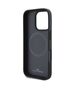 Original Case IPHONE 16 PRO MAX BMW Hardcase M Perforated Tricolor Line MagSafe (BMHMP16X23PUPDK) black 3666339323875