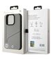 Original Case IPHONE 16 PRO MAX BMW Hardcase Signature Leather Textured & Line MagSafe (BMHMP16X23RDCLG) gray 3666339323356