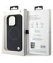 Original Case IPHONE 16 PRO MAX BMW Hardcase Signature Leather Half Textured & Circle MagSafe (BMHMP16X23RTPK) black 3666339323431