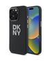 Original Case IPHONE 16 PRO DKNY Hardcase Liquid Silicone Metal Logo (DKHCP16LSMCBSK) black 3666339334727