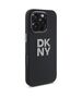 Original Case IPHONE 16 PRO DKNY Hardcase Liquid Silicone Metal Logo (DKHCP16LSMCBSK) black 3666339334727