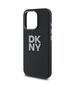 Original Case IPHONE 16 PRO DKNY Hardcase Liquid Silicone Metal Logo (DKHCP16LSMCBSK) black 3666339334727