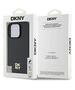 Original Case IPHONE 16 PRO DKNY Hardcase Repeat Pattern Stack Logo MagSafe (DKHMP16LPSHRPSK) black 3666339333645