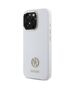 Original Case IPHONE 16 PRO Guess Hardcase Silicone Logo Strass 4G (GUHCP16LM4DGPH) white 3666339328863