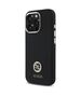 Original Case IPHONE 16 PRO Guess Hardcase Silicone Logo Strass 4G (GUHCP16LM4DGPK) black 3666339328788