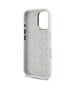 Original Case IPHONE 16 Guess Hardcase Silicone Logo Strass 4G (GUHCP16SM4DGPH) white 3666339328849