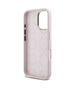 Original Case IPHONE 16 Guess Hardcase Silicone Logo Strass 4G (GUHCP16SM4DGPP) light pink 3666339328887