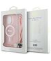 Original Case IPHONE 16 PRO Guess Hardcase Crossbody Cord Script MagSafe (GUHMP16LHCTSGNSP) pink 3666339345907