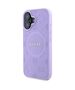 Original Case IPHONE 16 PLUS Guess Hardcase Saffiano Peony Classic Logo MagSafe (GUHMP16MPSAPSMEU) purple 3666339328252