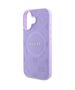 Original Case IPHONE 16 PLUS Guess Hardcase Saffiano Peony Classic Logo MagSafe (GUHMP16MPSAPSMEU) purple 3666339328252