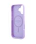 Original Case IPHONE 16 PLUS Guess Hardcase Saffiano Peony Classic Logo MagSafe (GUHMP16MPSAPSMEU) purple 3666339328252