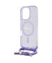 Original Case IPHONE 16 PRO MAX Guess Hardcase Crossbody Cord Script MagSafe (GUHMP16XHCTSGNSU) purple 3666339345877