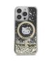 Original Case IPHONE 16 PRO Hello Kitty Hardcase Liquid Glitter Fever MagSafe (HKHMP16LLGDIK) black-gold 3666339337483