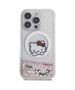 Original Case IPHONE 16 PRO MAX Hello Kitty Hardcase Liquid Glitter Sweet Kitty Bows MagSafe (HKHMP16XLSWKH) white 3666339297800