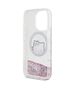 Original Case IPHONE 16 PRO MAX Hello Kitty Hardcase Liquid Glitter Sweet Kitty Bows MagSafe (HKHMP16XLSWKH) white 3666339297800