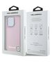 Original Case IPHONE 15 PRO Karl Lagerfeld Hardcase FW Metal Plate MagSafe (KLHMP15LPGMSRPP) pink 3666339255329