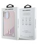 Original Case IPHONE 16 Karl Lagerfeld Hardcase Silicone Shadow Metal Initial MagSafe (KLHMP16SSCMKMPCP) pink 3666339317966