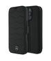 Original Case IPHONE 16 PRO MAX Mercedes Hardcase MB Waves Leather (MEBKP16X23RWRSK) black 3666339364632