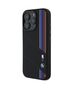 Original Case IPHONE 16 PRO BMW Hardcase Silicone Cut Tricolor Lines MagSafe (BMHMP16L23SCUK) black 3666339325145