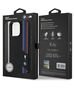 Original Case IPHONE 16 PRO BMW Hardcase Silicone Cut Tricolor Lines MagSafe (BMHMP16L23SCUK) black 3666339325145