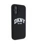 Original Case IPHONE 16 DKNY Hardcase Silicone White Printed Logo MagSafe (DKHMP16SSNYACH) black 3666339335106