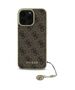 Original Case IPHONE 16 PRO Guess Hardcase 4G Charms Collection (GUHCP16LGF4GBR) brown 3666339345945