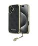 Original Case IPHONE 16 Guess Hardcase 4G Charms Collection (GUHCP16SGF4GGR) black 3666339345969