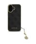 Original Case IPHONE 16 Guess Hardcase 4G Charms Collection (GUHCP16SGF4GGR) black 3666339345969