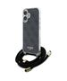 Original Case IPHONE 16 Guess Hardcase Crossbody Cord 4G Print (GUHCP16SHC4SEK) black 3666339345129