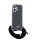 Original Case IPHONE 16 Guess Hardcase Crossbody Cord 4G Print (GUHCP16SHC4SEK) black 3666339345129