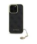 Original Case IPHONE 16 PRO MAX Guess Hardcase 4G Charms Collection (GUHCP16XGF4GGR) black 3666339345990