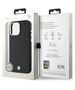 Original Case IPHONE 16 PRO BMW Hardcase Signature Full Wrapped Metal MagSafe (BMHMP16L23PUFWK) black 3666339323660