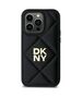 Original Case IPHONE 14 PRO DKNY Quilted Stack Logo (DKHCP14LPQDSLK) black 3666339260934