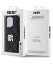 Original Case IPHONE 14 PRO DKNY Quilted Stack Logo (DKHCP14LPQDSLK) black 3666339260934