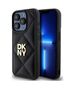 Original Case IPHONE 15 PRO MAX DKNY Quilted Stack Logo (DKHCP15XPQDSLK) black 3666339260989