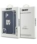 Original Case IPHONE 16 DKNY Hardcase Wrist Strap Stock Logo (DKHCP16SPBSWSK) black 3666339334543